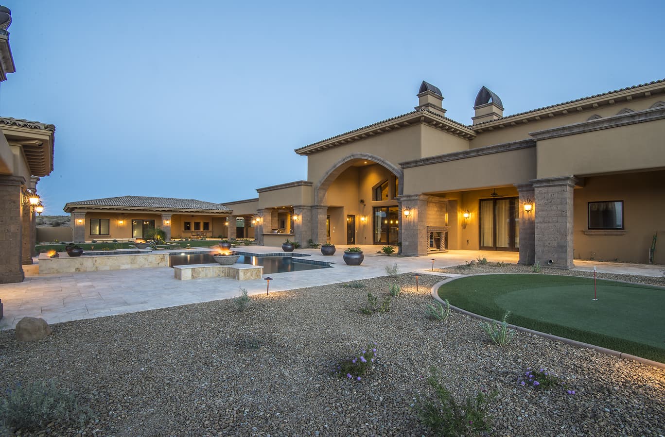 Moorish Traditional at Troon Canyon Estates Tsontakis Architecture