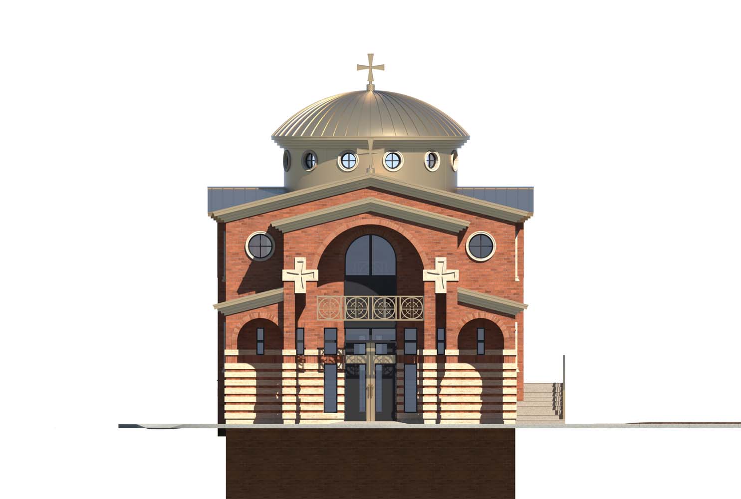 St. Sophia Old Calendar Greek Orthodox Church Tsontakis Architecture